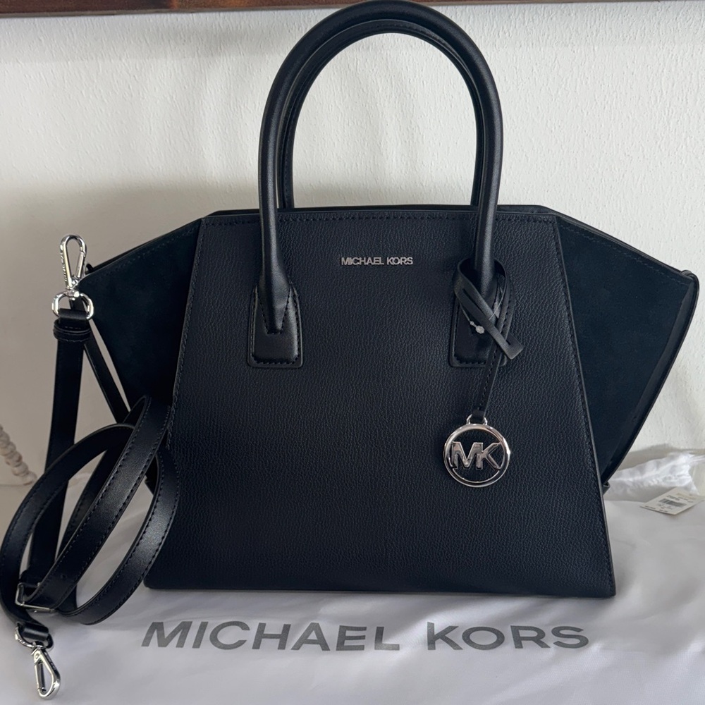 Michael Kors Black Satchel Bag